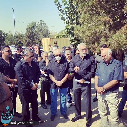 (تصاویر)مراسم خاکسپاری پسر نسرین مقانلو