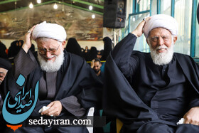 (تصاویر) برگزلری مراسم چهلمین روز درگذشت آیت الله ناصری