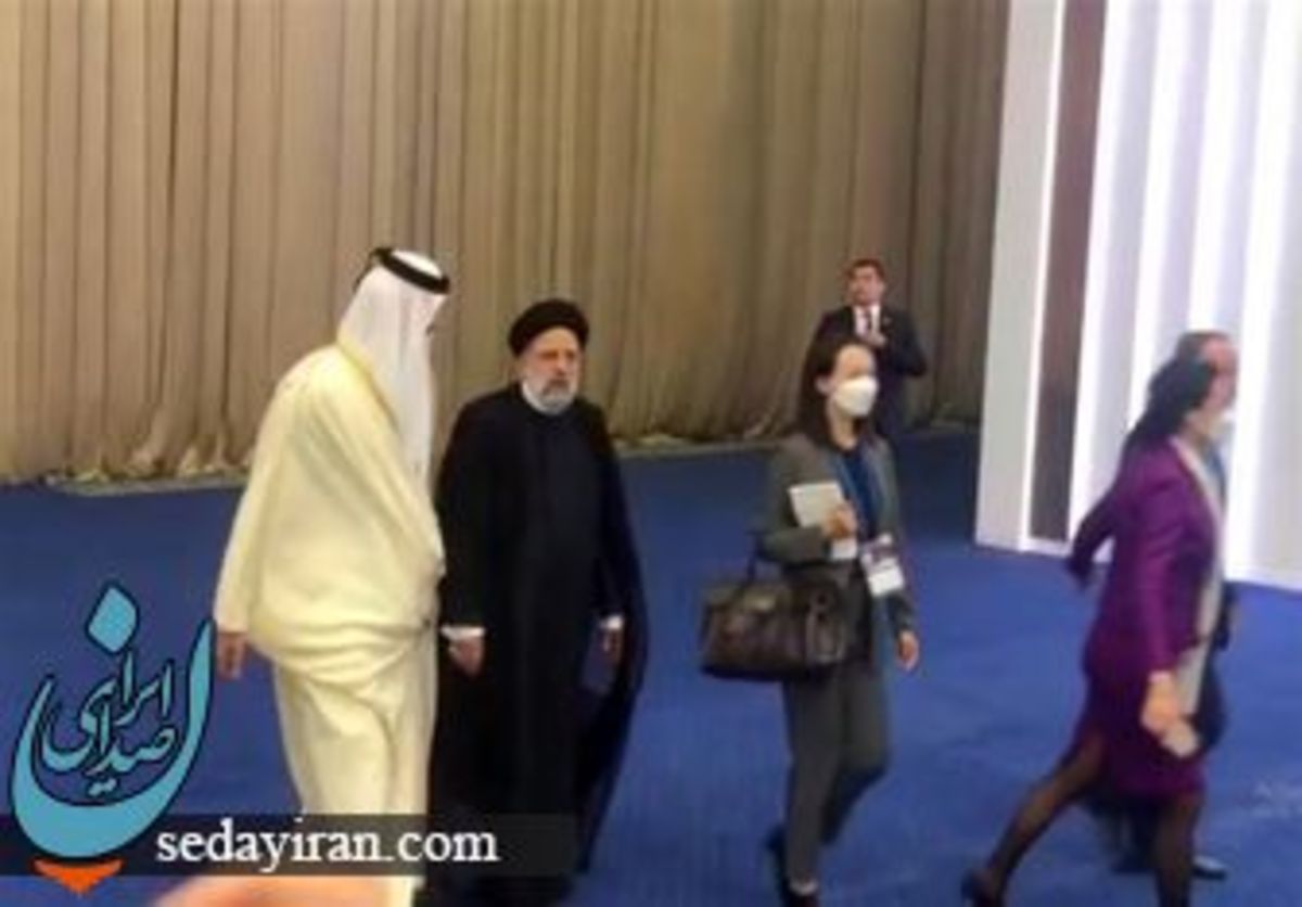 گفتگوی رئیسی و امیر قطر در حاشیه اجلاس سیکا عکس