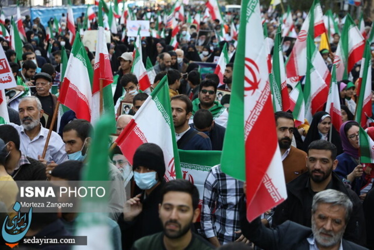 بازتاب راهپیمایی 13 آبان امروز در رسانه های غربی