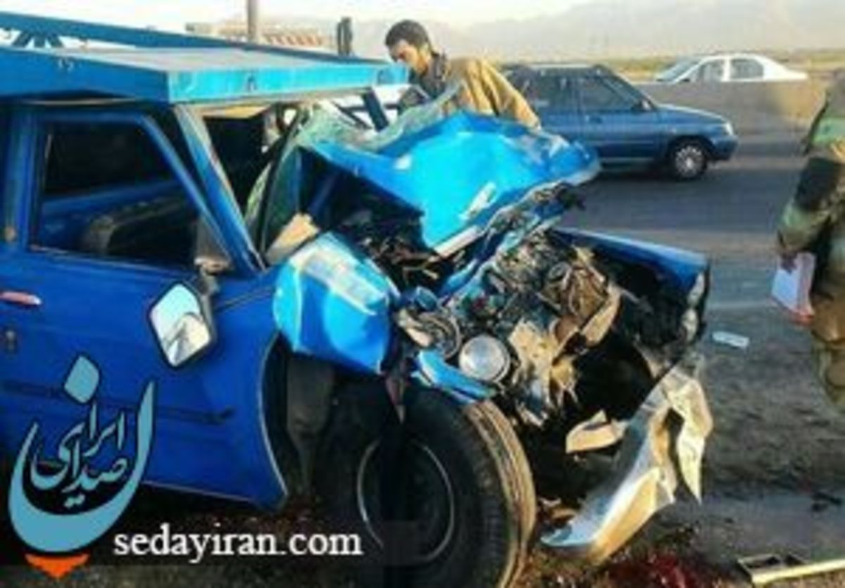 تصادف خونین نیسان با پراید در جاده سرباز ۵ نفر جان باختند