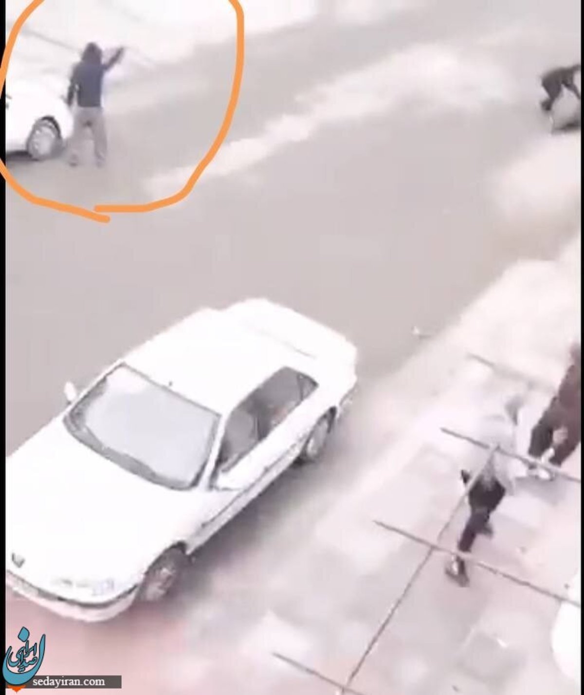 لحظه تیراندازی به برهان کرمی در کامیارن
