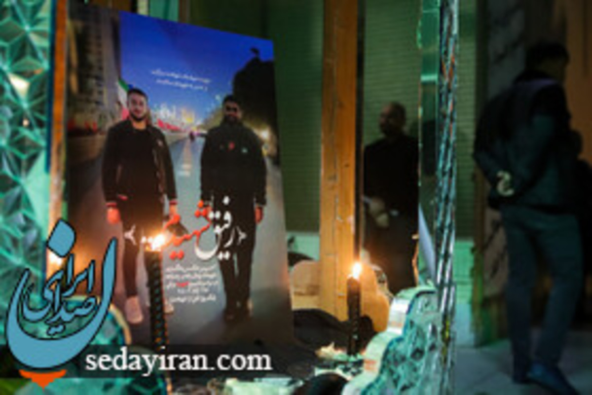(تصاویر) مراسم وداع با ۲ شهید مدافع امنیت در مشهد