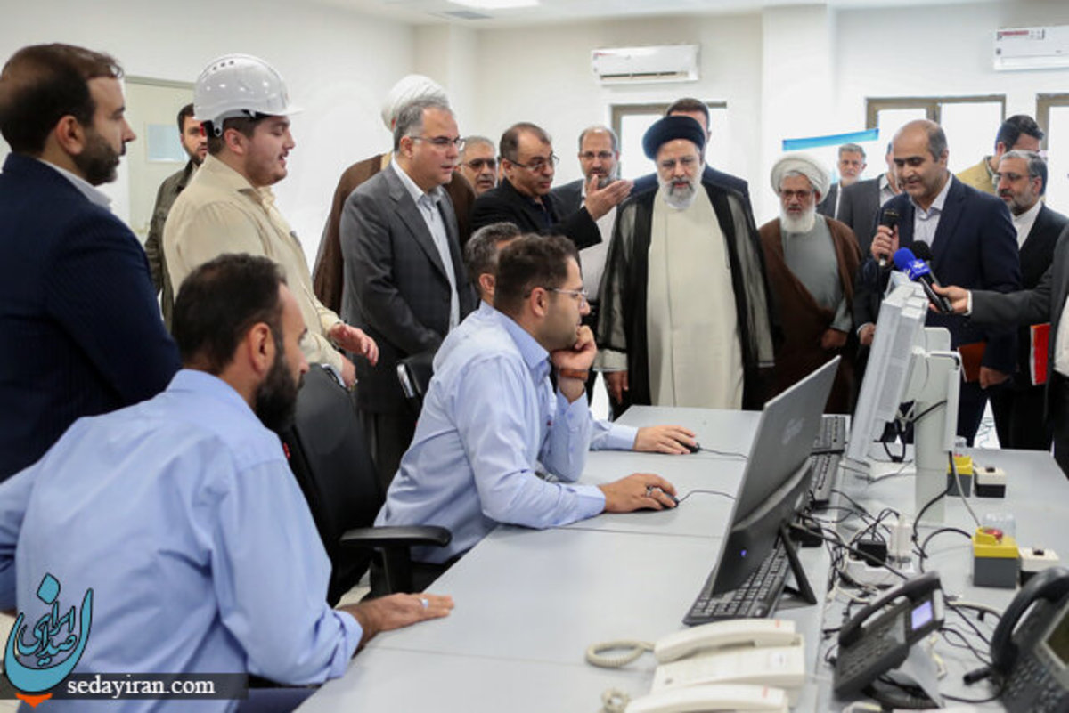 نیروگاه سیکل ترکیبی آریان 2 زنجان با حضور رئیسی اقتتاح شد
