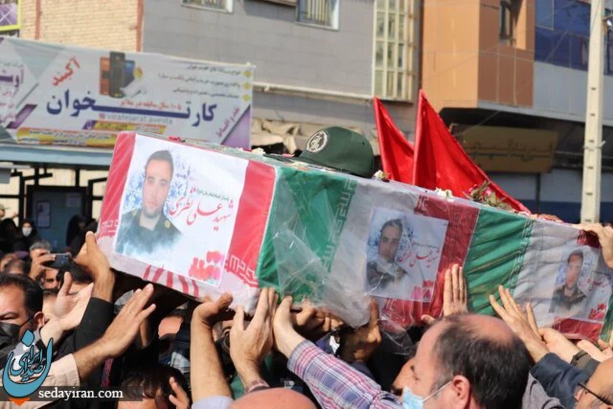 (تصاویر) مراسم تشییع شهید علی نظری در ملابر برگزار شد