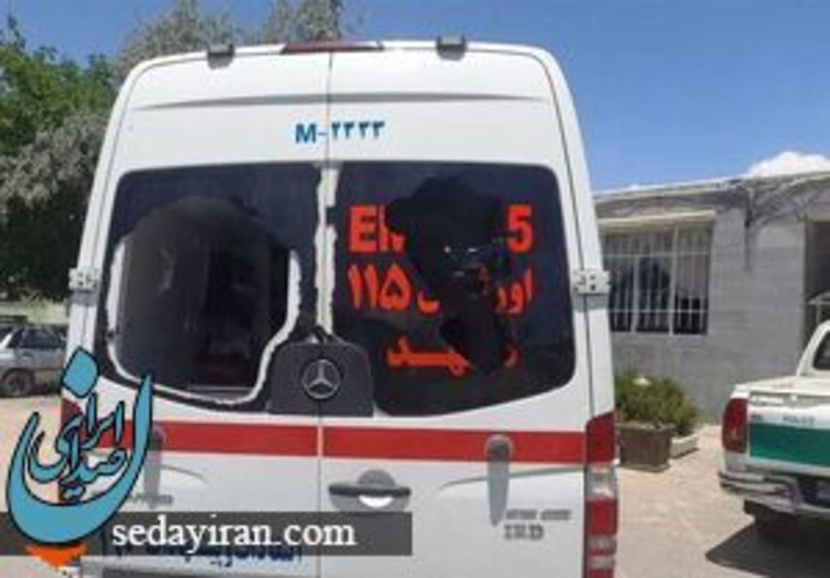 انفجار هولناک آمبولانس در گچساران یک نفر جان باخت
