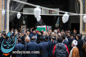 (تصاویر) مراسم تشییع پیکر رستم قاسمی در تهران