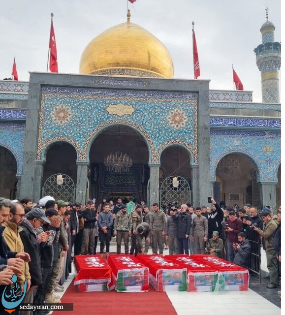 مراسم تشییع پیکر شهدای مدافع حرم در شهرک شهید محلاتی