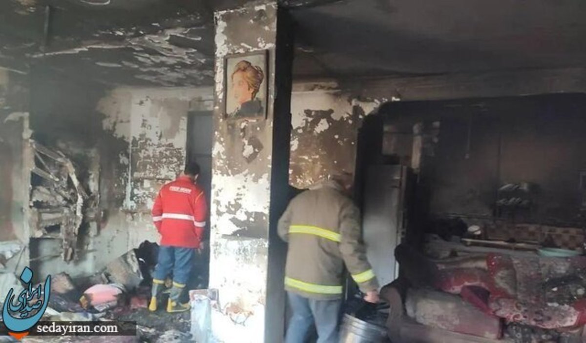 آتش سوزی منزل مسکونی در اهر یک زن و مرد جان باختند