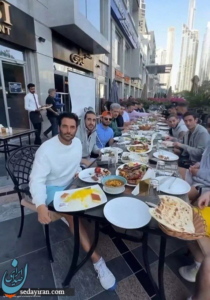 خوشگذرانی رضا گلزار در دبی +عکس
