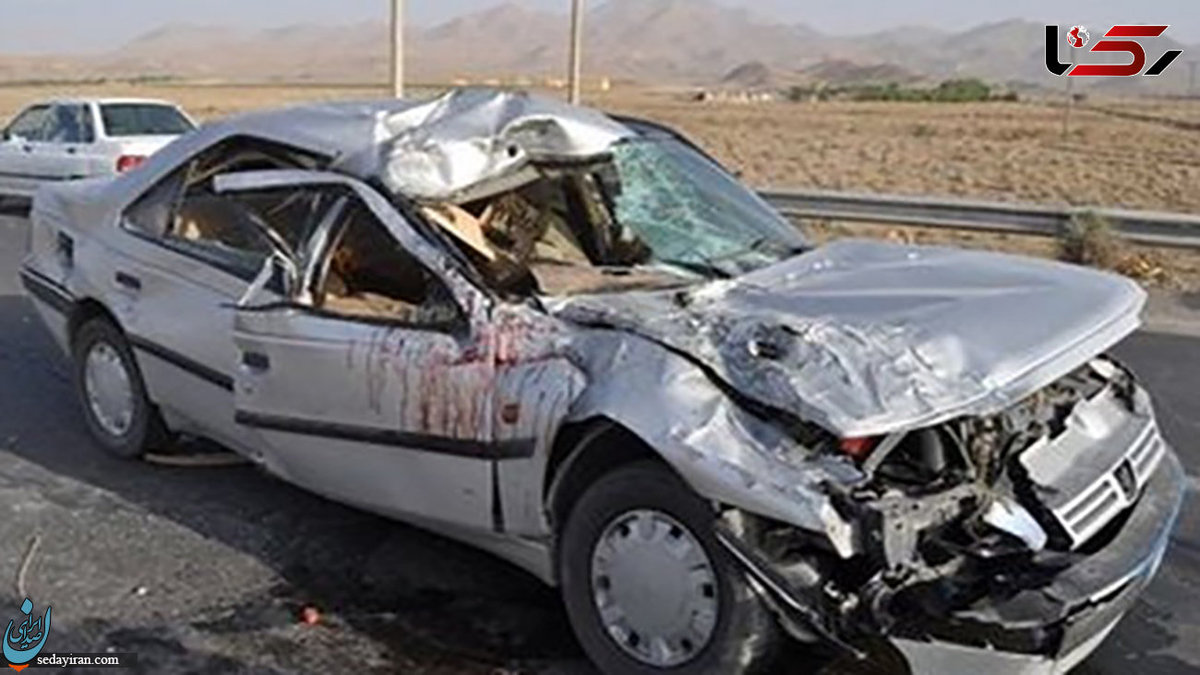 واژگونی پژو ۴۰۵ در جاده کرمان بم ۴ نفر جان باختند