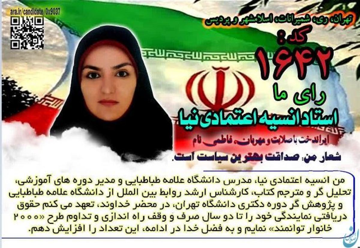 وقف حقوق نمایندگی از سوی یک کاندیدای مجلس