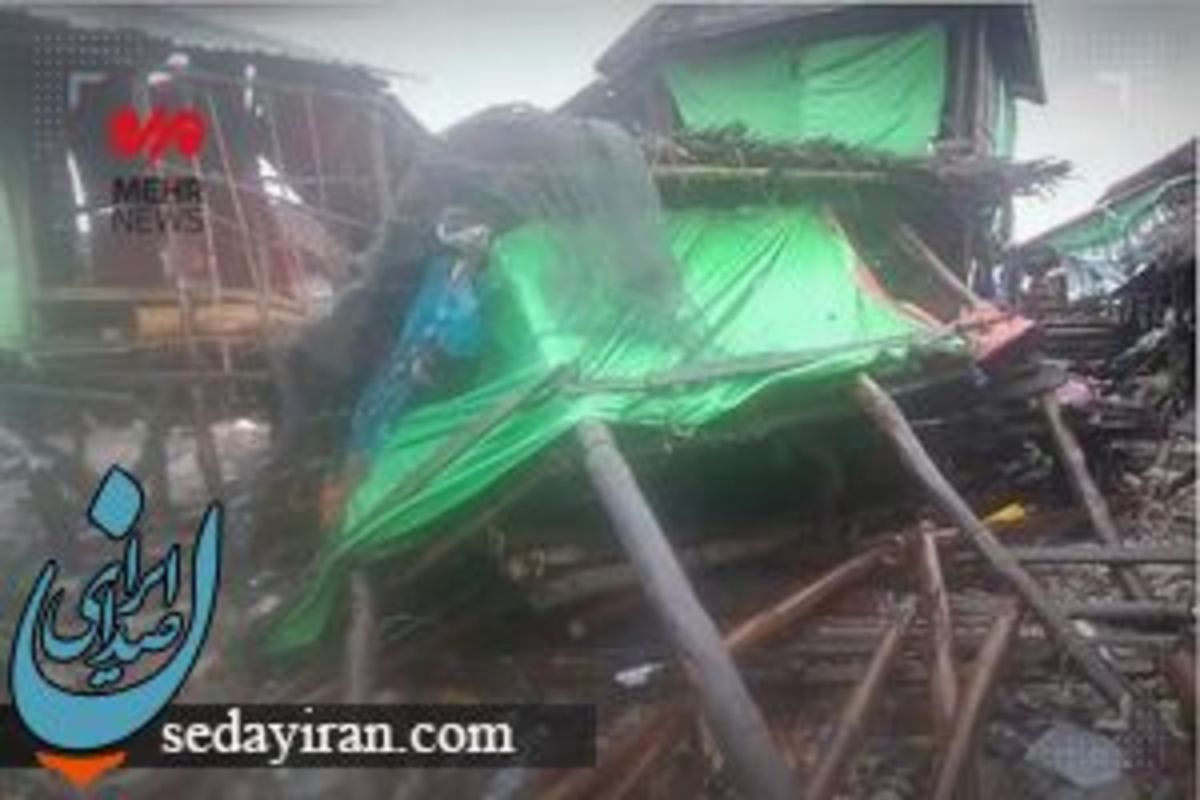 وقوع طوفان مهیب در میانمار 41 تن جانباختند