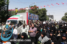 (تصاویر) مراسم تشییع پیکر شهدای خراسانی حادثه تروریستی سراوان در مشهد