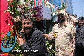 (تصاویر) مراسم تشییع پیکر شهدای خراسانی حادثه تروریستی سراوان در مشهد