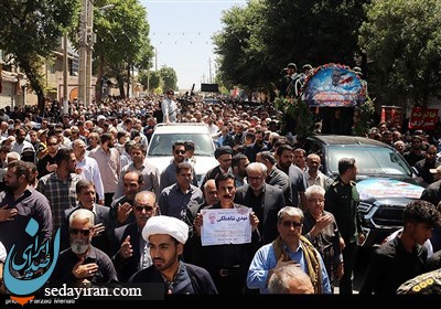 برگزاری مراسم تشییع مهدی شاه‌ملکی در کرمانشاه