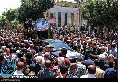 برگزاری مراسم تشییع مهدی شاه‌ملکی در کرمانشاه