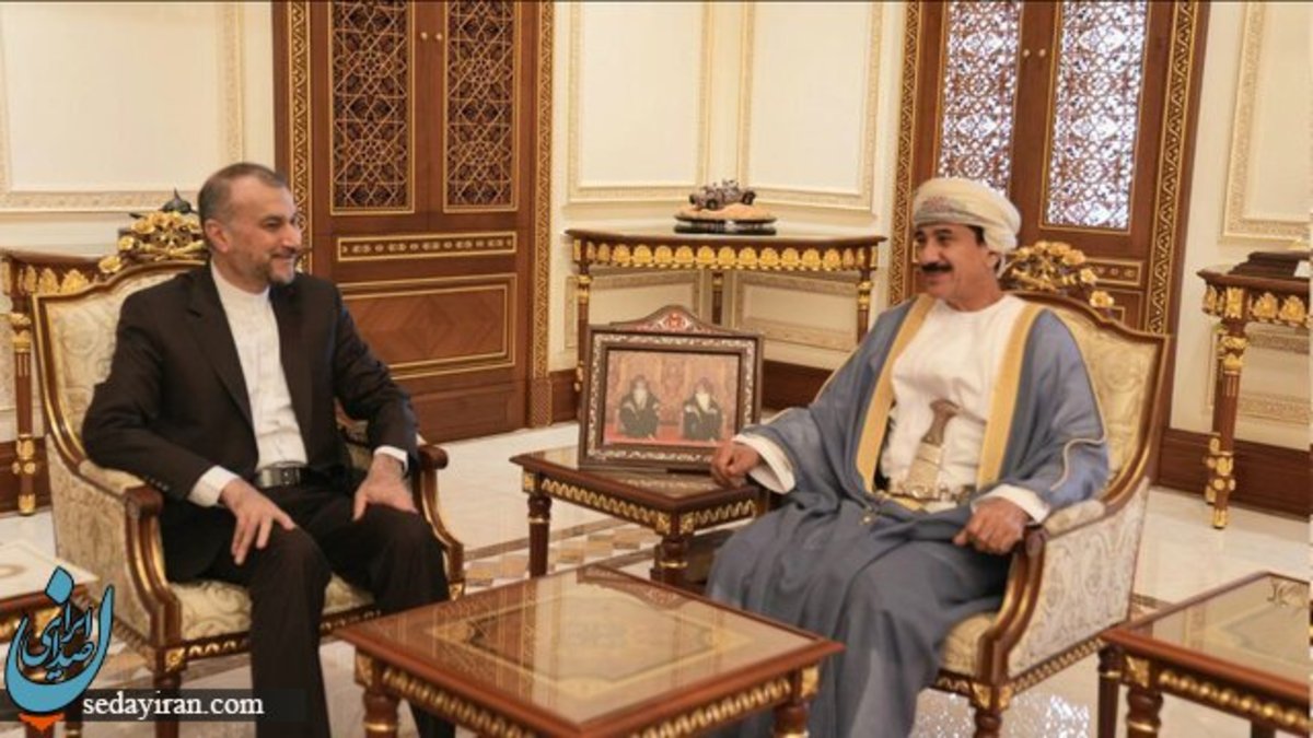 دیدار امیرعبداللهیان با وزیر مکتب سلطانی عمان