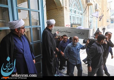 تشییع پیکر آیت‌الله صانعی در قم