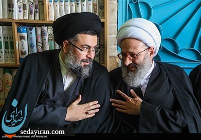 (تصاویر) مراسم تشییع پیکر آیت‌الله صانعی در قم برگزار شد