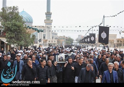 (تصاویر) مراسم تشییع پیکر آیت‌الله صانعی در قم برگزار شد
