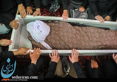 (تصاویر) مراسم تشییع پیکر آیت‌الله صانعی در قم برگزار شد