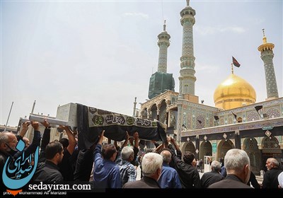 (تصاویر) مراسم تشییع پیکر آیت‌الله صانعی در قم برگزار شد