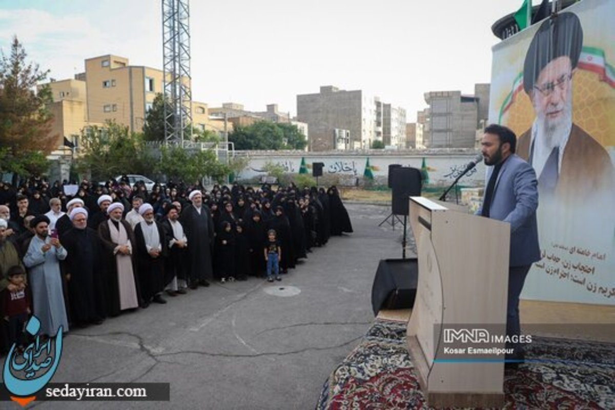 (تصاویر) برگزاری تجمع غیرت و عفت در تبریز