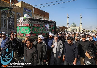 مراسم تشییع و خاکسپاری آیت الله صلواتی در قم