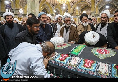 مراسم تشییع و خاکسپاری آیت الله صلواتی در قم