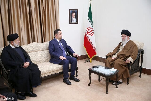 نخستوزیر عراق با رهبر انقلاب دیدار کرد نخستوزیر عراق با رهبر انقلاب دیدار کرد