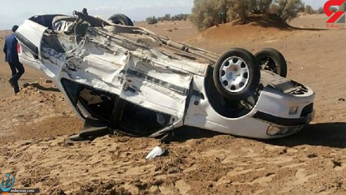 واژگونی خودروی قاچاقچیان انسان در یزد فوت 3 نفر و مصدومیت 8 تن
