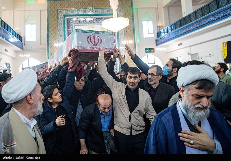 مراسم تشییع شهیدان عطایی و تقی زاده