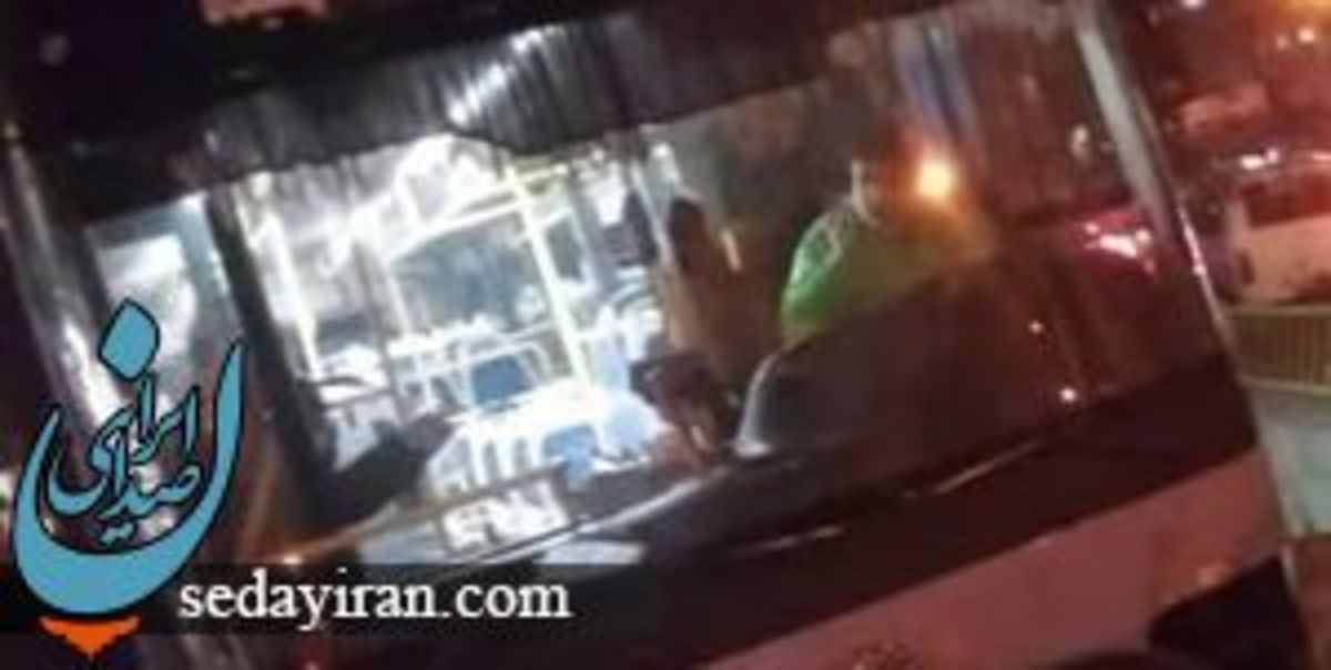 اتوبوس هواداران تراکتور در تبریز ترمز برید عکس