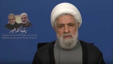 شیخ نعیم قاسم: این رهبری مقاومت است که مشخص می‌کند چه زمانی صبر پیشه کنیم و پاسخ دهیم