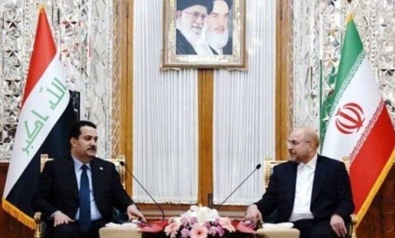 نخست وزیر عراق با قالیباف دیدار کرد