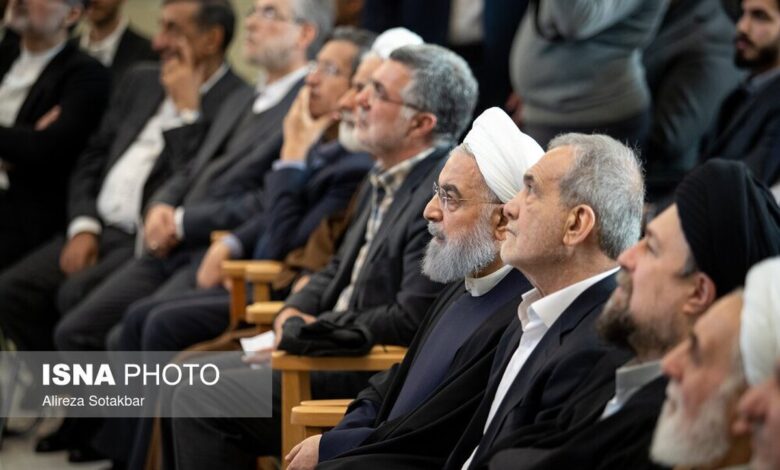 آئین سالگرد عروج آیتالله هاشمی رفسنجانی با حضور پزشکیان و جمعی از مقامات (+عکس)