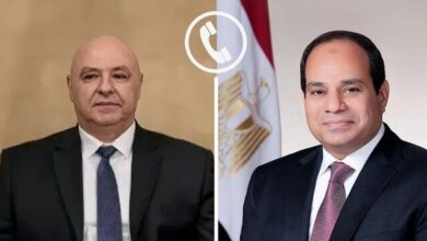 السیسی با ژوزف عون به گفتگو پرداخت