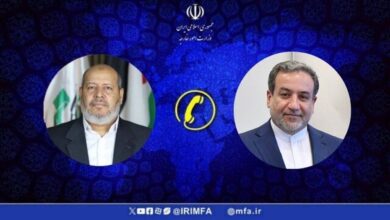 رایزنی عراقچی با رییس دفتر سیاسی حماس در غزه