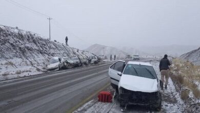 تصادف زنجیره‌ای در محور تربت حیدریه به مشهد با 115 مصدوم