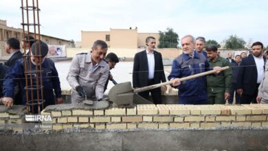 رییس جمهوری نخستین خشت طرح ملی نهضت مدرسه سازی را ساخت