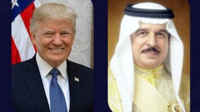 گفتگوی پادشاه بحرین با ترامپ برای اولین بار