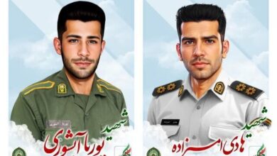 پیام رئیس راهور فراجا در پی شهادت دو تن از مأموران پلیس راهور استان کرمان