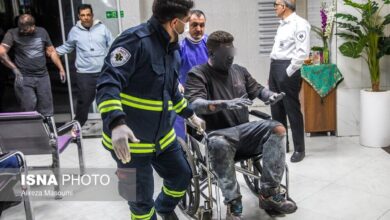 مصدومان چهارشنبه‌سوری ۱۴۰۳ - تهران (+عکس)