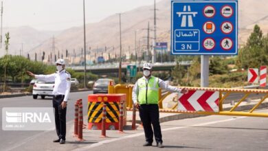 انسداد کامل محور مواصلاتی چالوس و هراز از ساعت ۲۲ جمعه تا هشتم اسفند