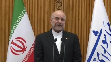 حضور رئیس و تعدادی از نمایندگان مجلس در مراسم تشییع شهید نصرالله