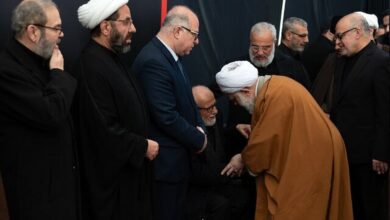 هیأت نمایندگی رهبر انقلاب در مراسم ترحیم رهبران شهید حزب‌الله حضور یافتند