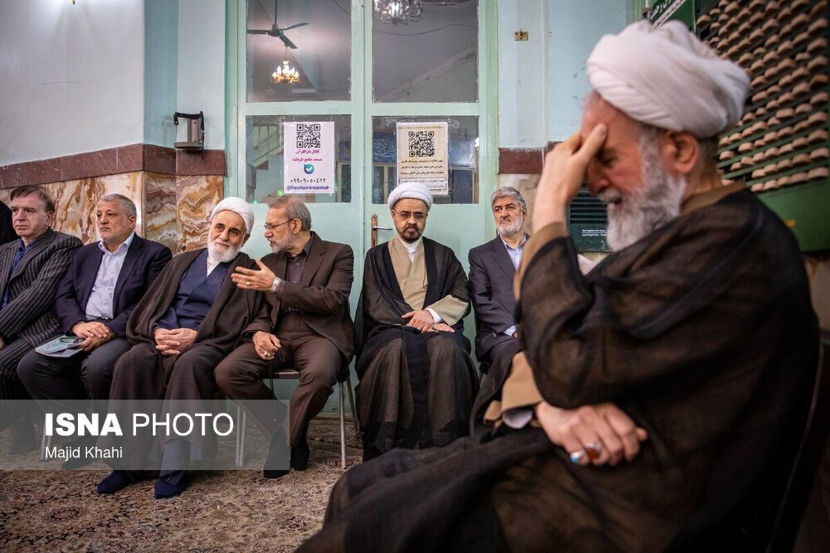 (عکس) لاریجانی و ناطق در سالگرد مطهری