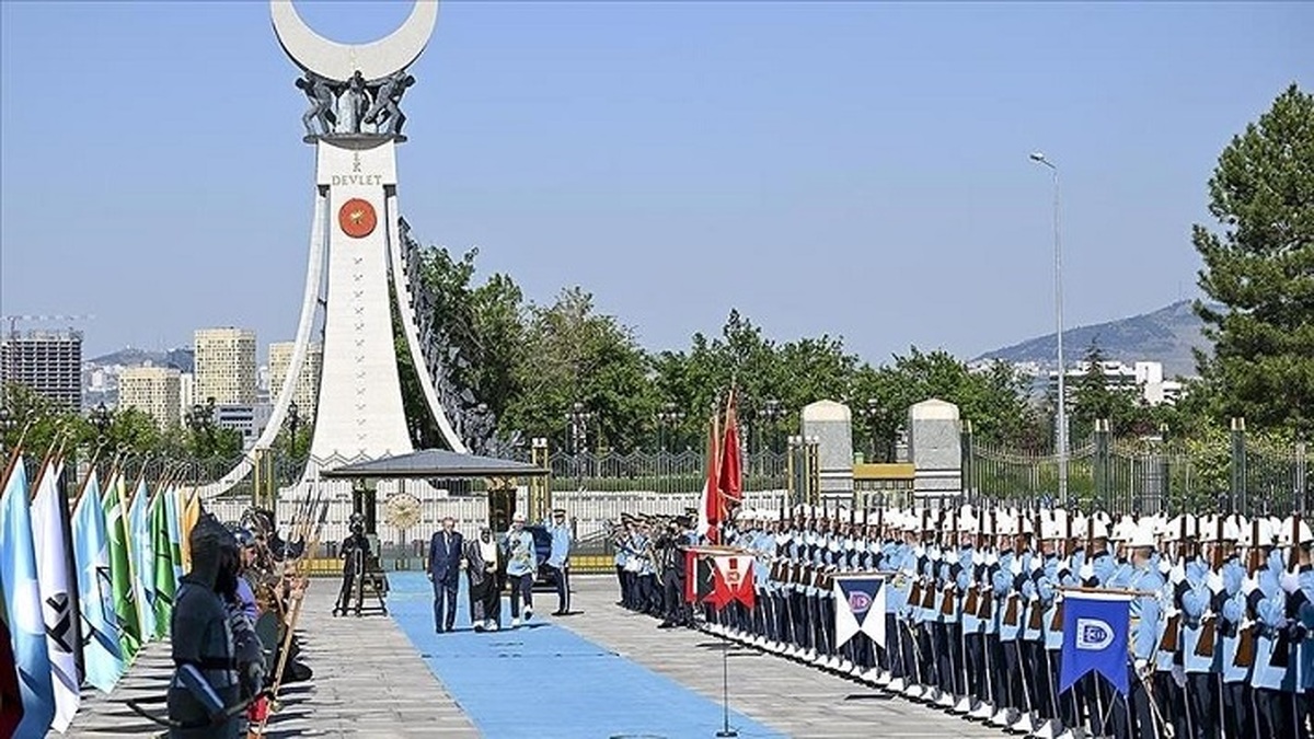 سفر امیر کویت به ترکیه استقبال اردوغان (عکس)