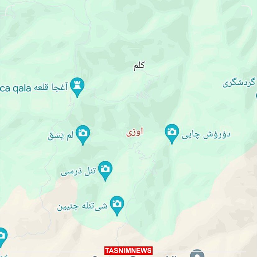 محل دقیق سانحه بالگرد رئیسی مشخص شد + عکس